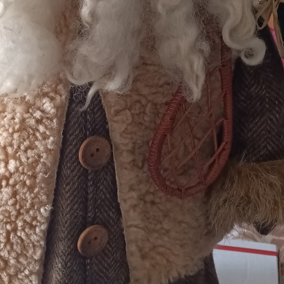 ANTIQUE Christmas Santa Decoration Doll - Picture 5 of 5